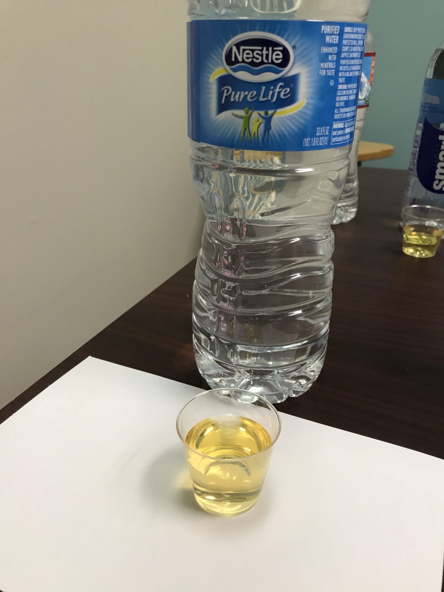 Bottled Water Test One Water Systems, California, CA, USA