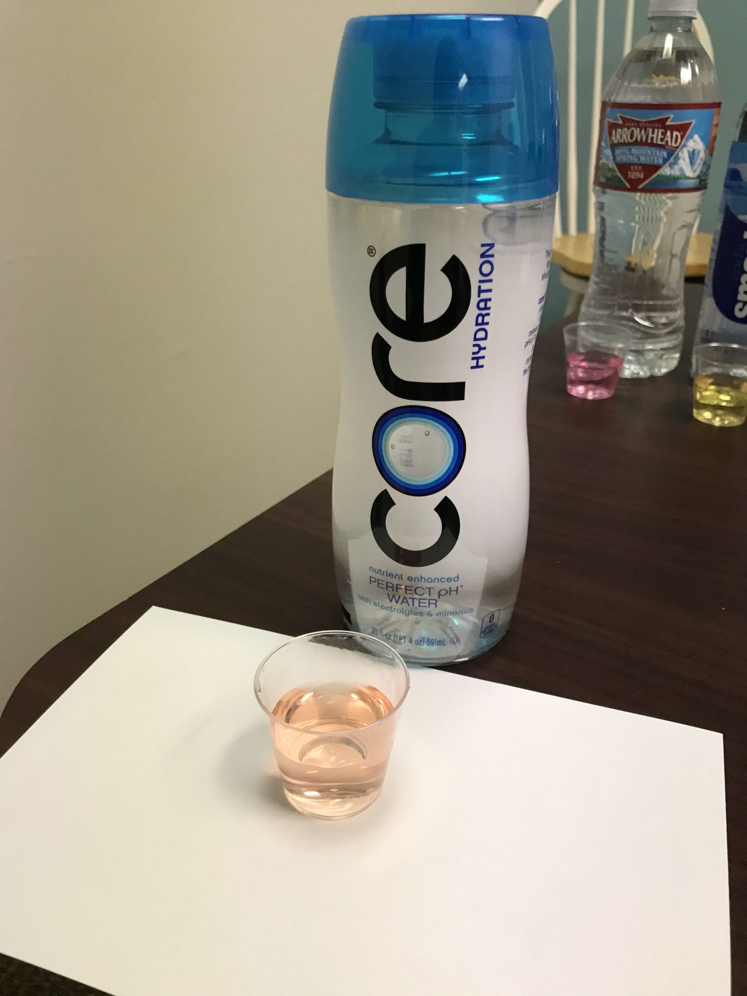 Bottled Water Test One Water Systems, California, CA, USA