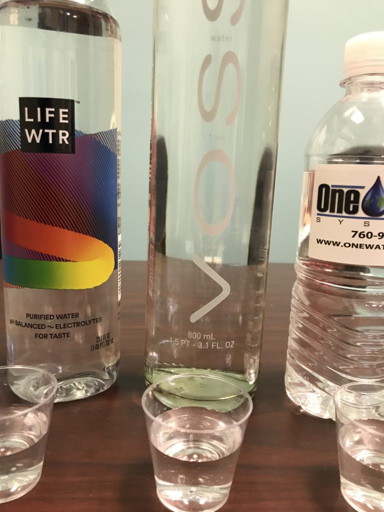 Bottled Water Test One Water Systems Home Water Filter Oceanside