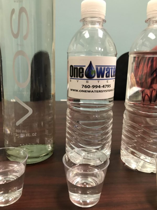 Bottled Water Test One Water Systems Home Water Filter Oceanside