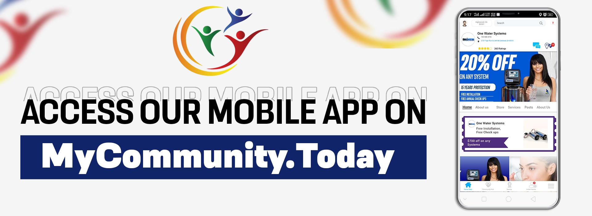 Mobile app banner